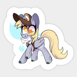 Derp Letters Sticker